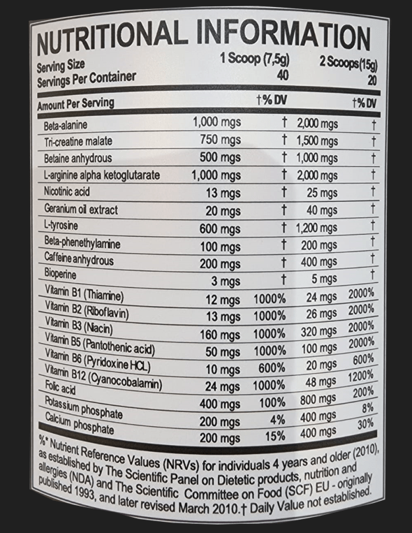 HD Labs Venum Preworkout