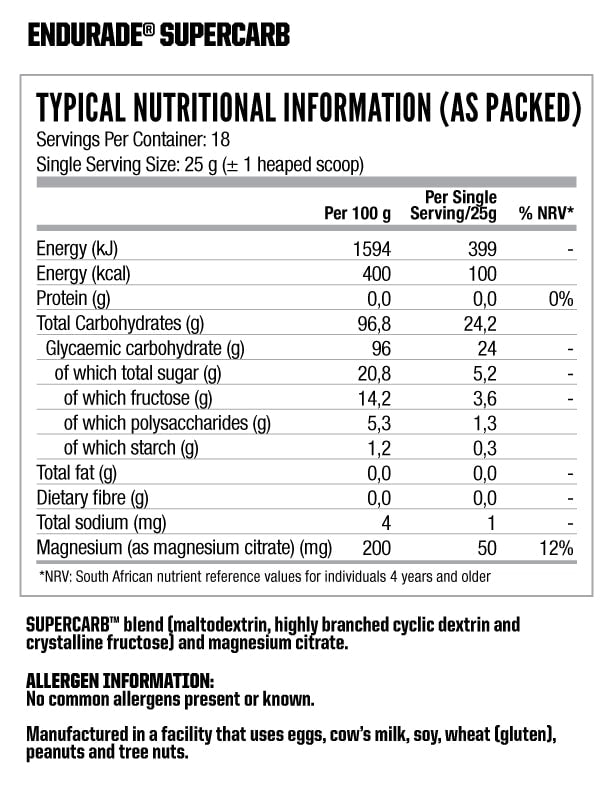 Nutritech Endurade SuperCarb