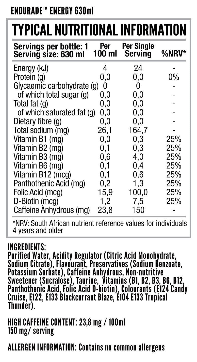 Nutritech Endurade Energy Drink