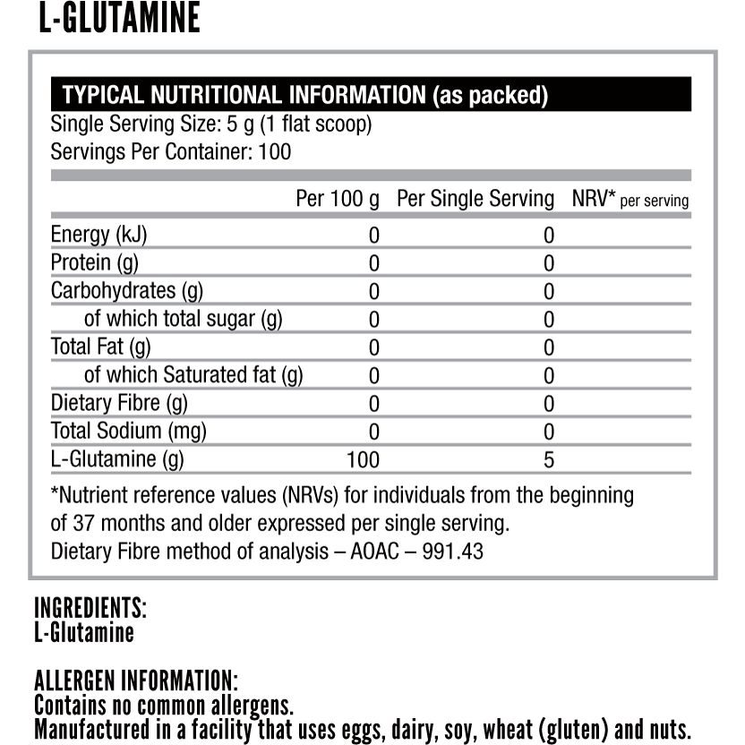 Nutritech L-Glutamine
