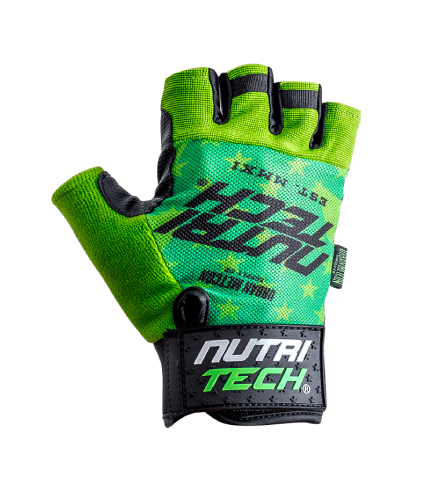 Nutritech Green Weight Training Gloves
