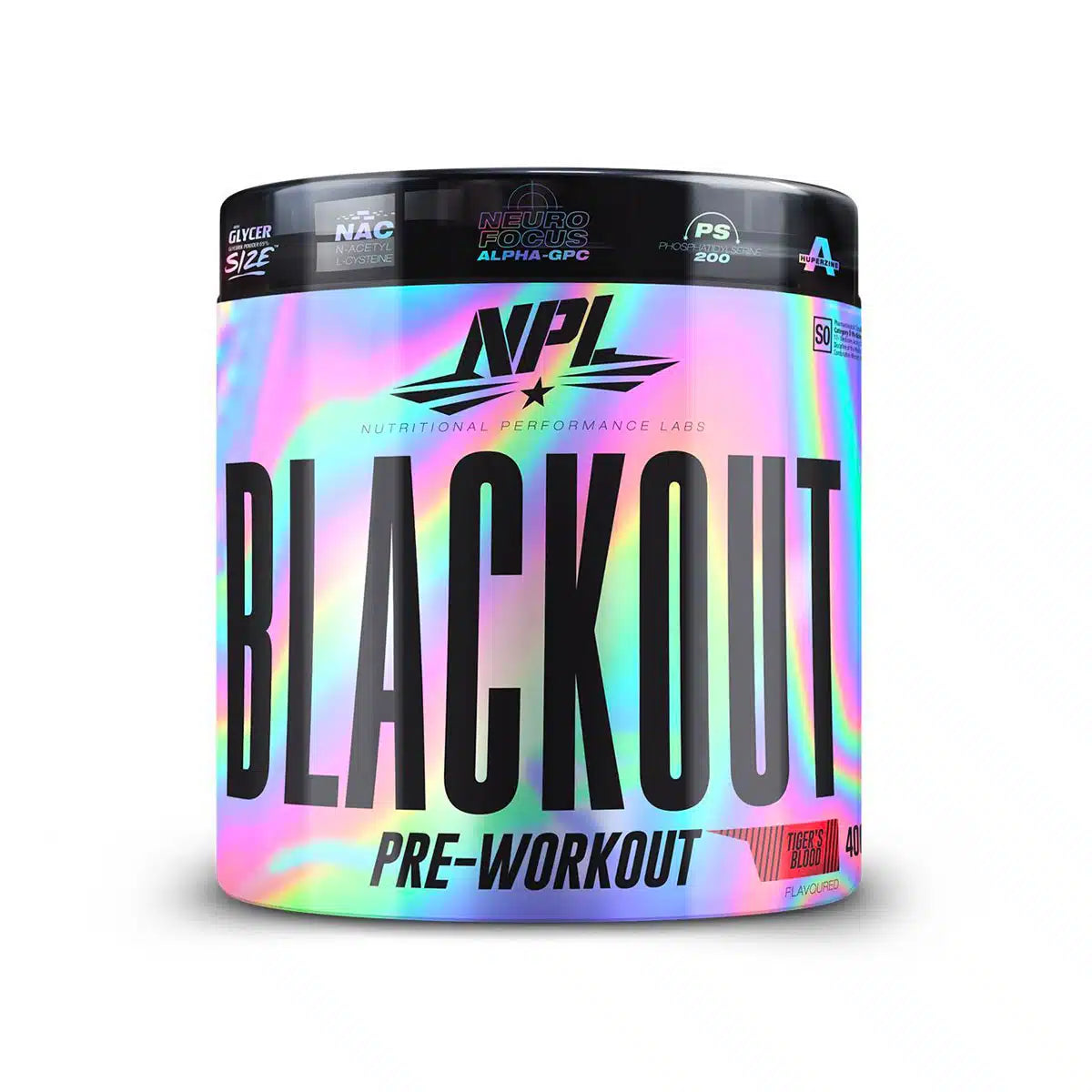 NPL Blackout Pre-Workout Tigers Blood 400g