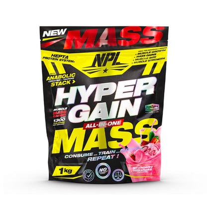 NPL Hyper Gain Mass Strawberry Milkshake 1kg