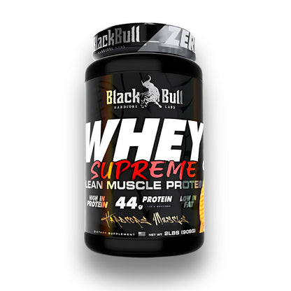 Blackbull Whey Supreme vanilla flavour packaging