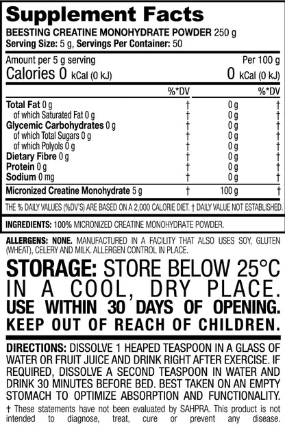 Beesting Creatine Monohydrate product image 2