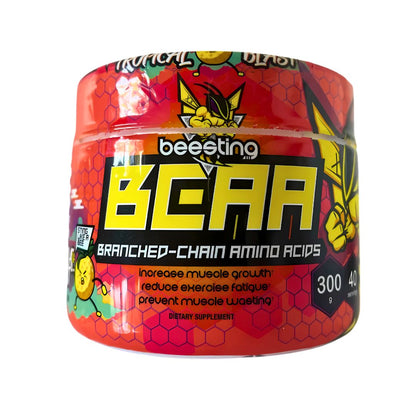 Beesting BCAA Amino Acids supplement packaging