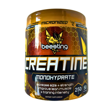 Beesting Creatine Monohydrate product packaging
