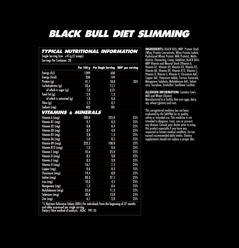 BlackBull Diet Shake