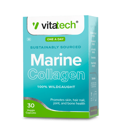 VitaTech Marine Collagen capsules product packaging