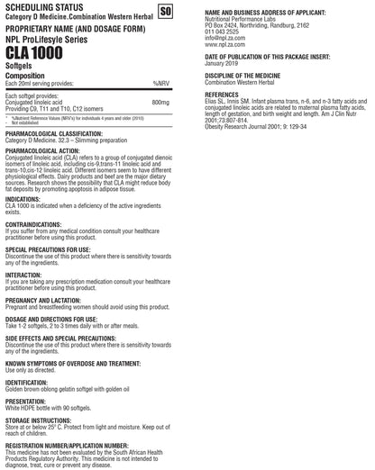 NPL CLA Ultra 1000 product image