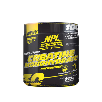 NPL Creatine Monohydrate product packaging