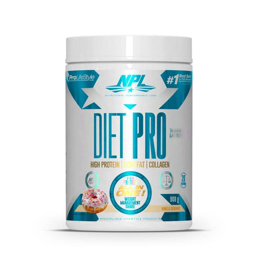 NPL Diet Pro 908g vanilla flavour packaging