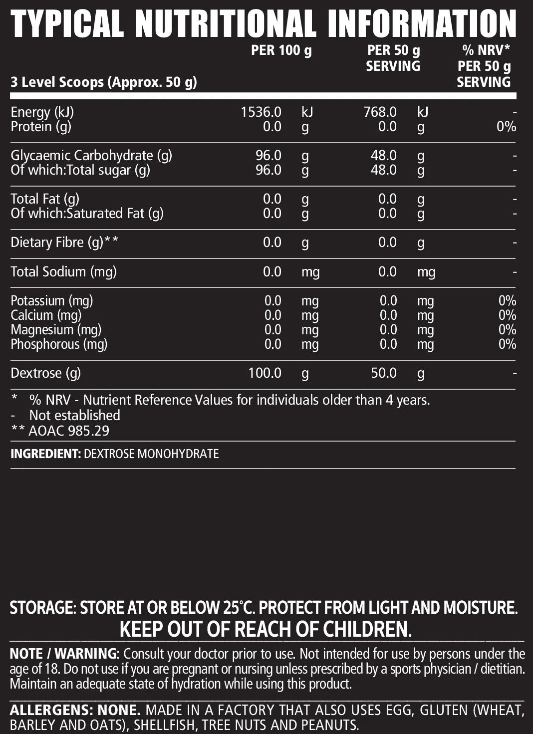 NPL Pure Dextrose