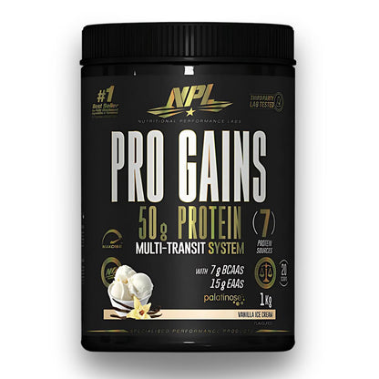 NPL Pro Gains vanilla flavour product image