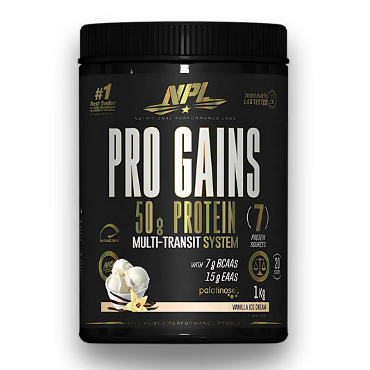 NPL Pro Gains vanilla flavour product image