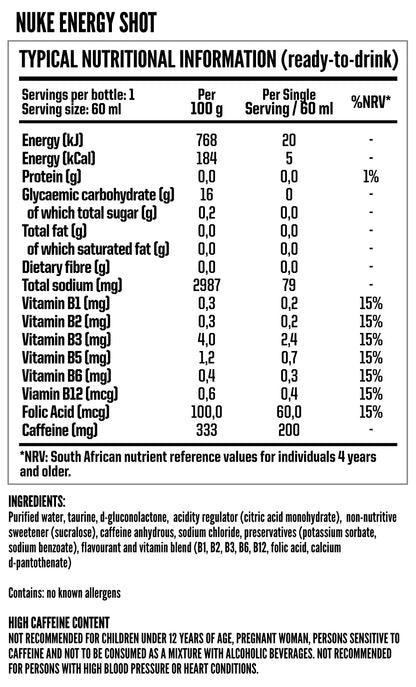 Nutritech NUKE Energy Shot product image 2