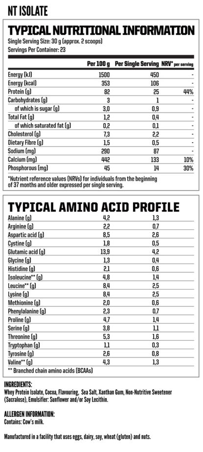 Nutritech NT Isolate Whey Protein product image 3