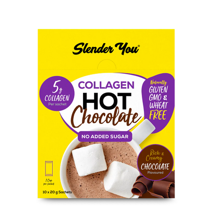 Slender You Collagen Hot Chocolate product packaging