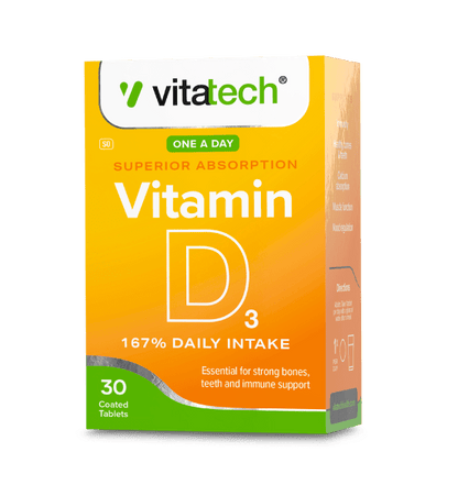VitaTech Vitamin D3 supplement packaging