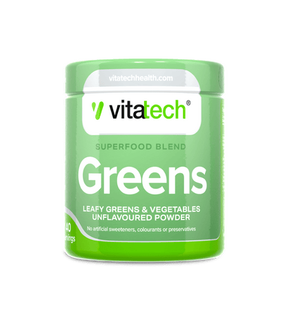 VitaTech Greens Powder product packaging