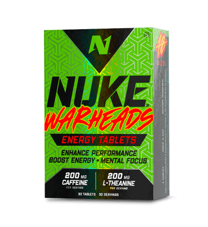 Nutritech NUKE Warheads product packaging