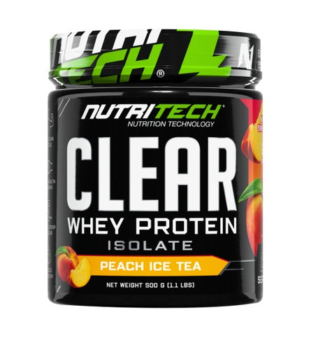 Nutritech Clear Whey Protein Isolate Peach Ice Tea 500g