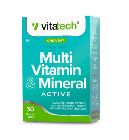 VitaTech Multi-Vitamin & Mineral Active product packaging