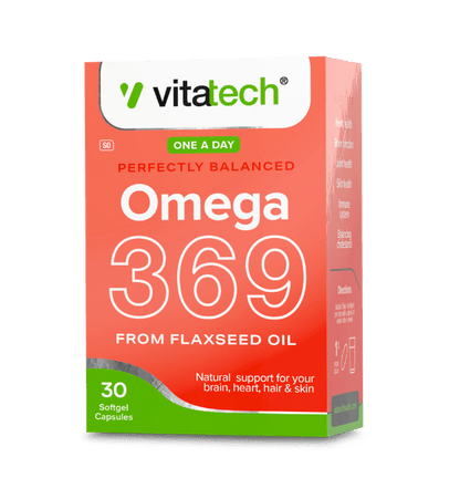 VitaTech Omega 3-6-9 softgels product packaging