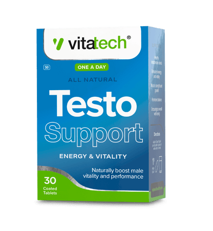 VitaTech Testo Support supplement packaging