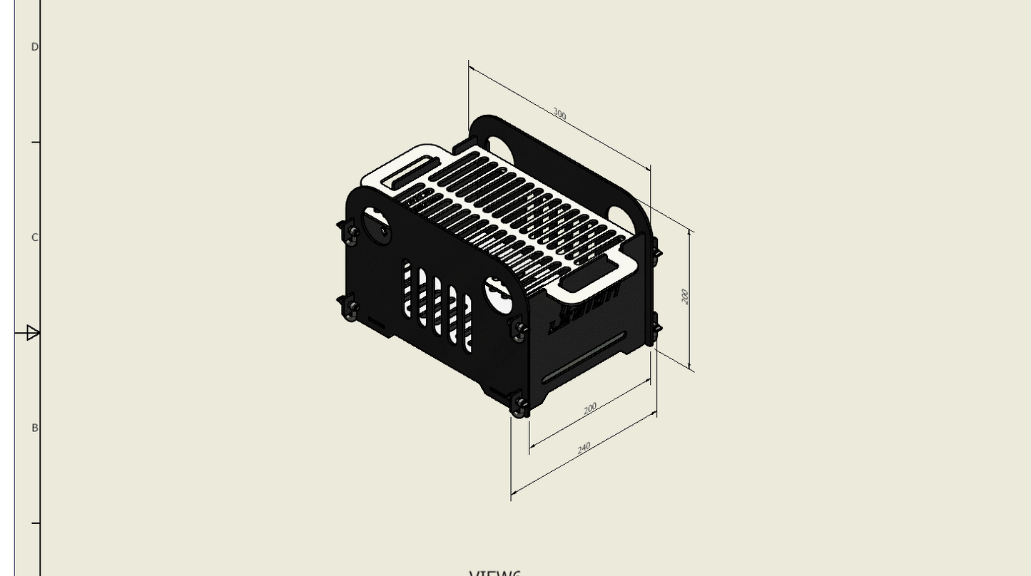 Iron Legion Bivouac Mini Braai