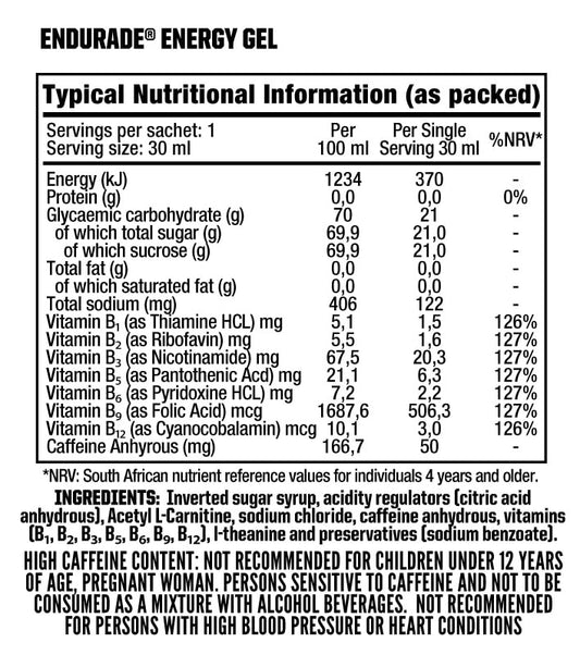 Nutritech Endurade Energy Gel product image 2