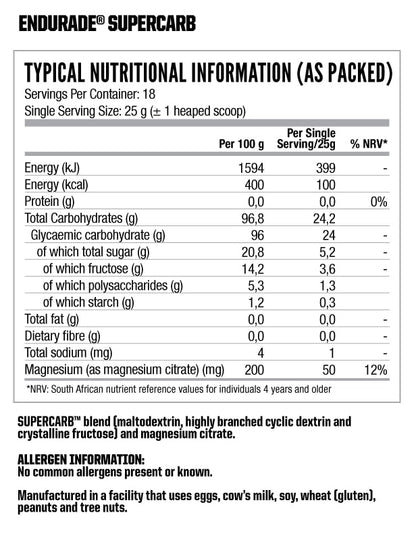 Nutritech Endurade SuperCarb product image 3