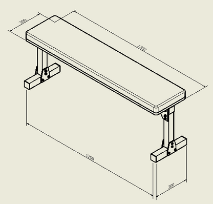 Iron Legion Basics Fixed Bench image 5