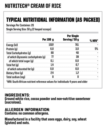 Nutritech Cream of Rice product image 4