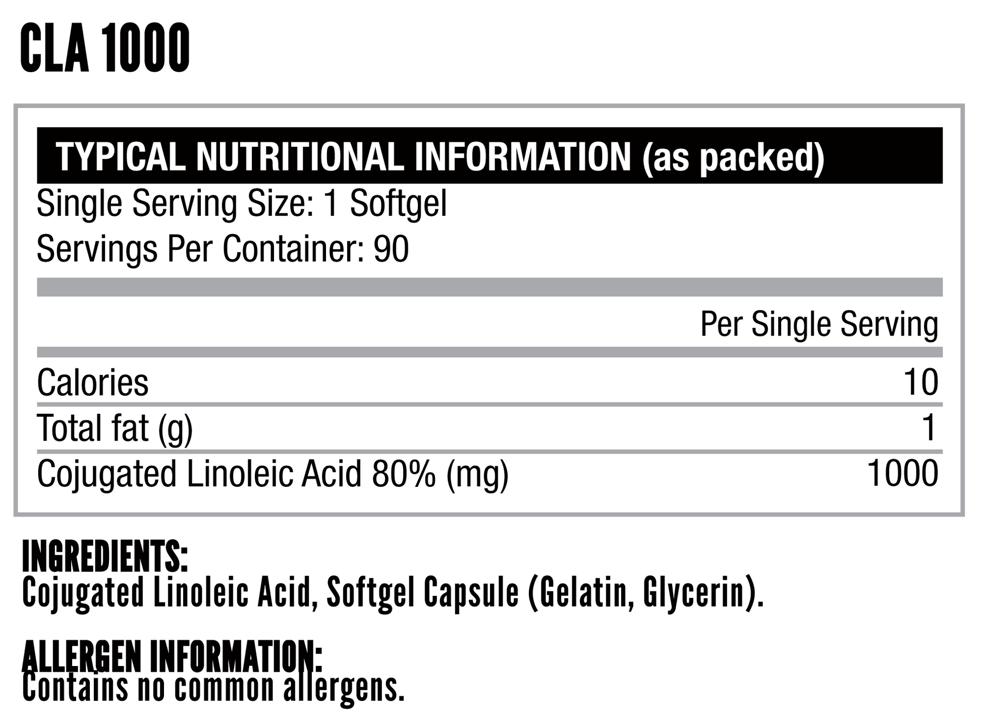 Nutritech CLA 1000