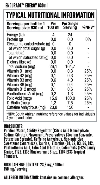Nutritech Endurade Energy Drink product image 4