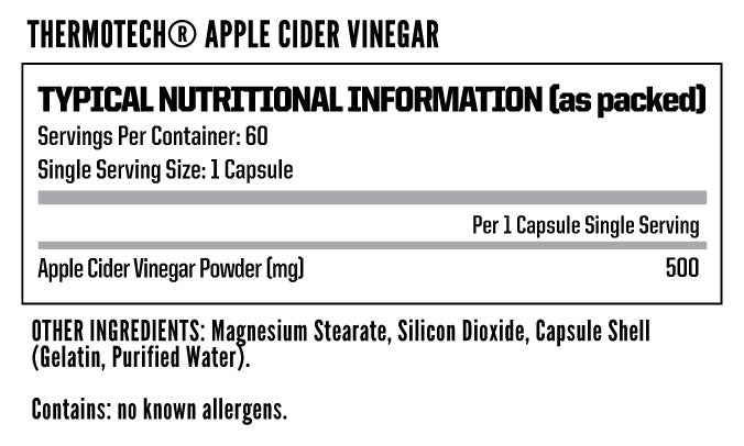 Nutritech ThermoTech® Apple Cider Vinegar