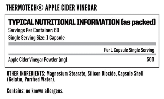 Nutritech ThermoTech® Apple Cider Vinegar