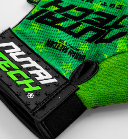 Nutritech Green Weight Training Gloves