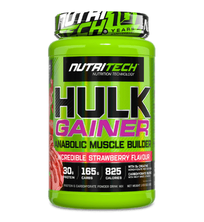 Nutritech Hulk Gainer 1kg strawberry flavour