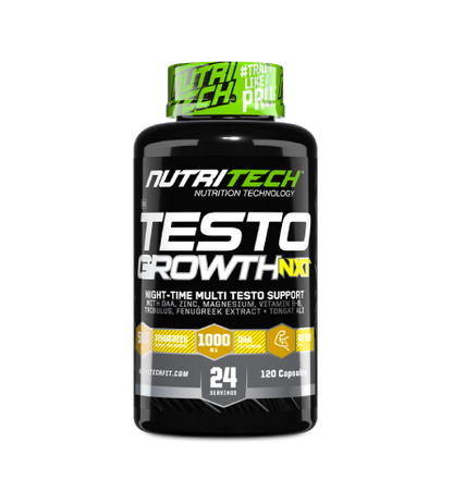 Nutritech Testogrowth capsules product packaging