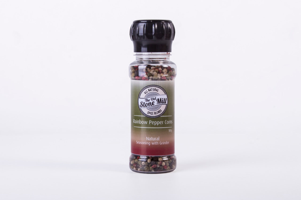 The Old Stone Rainbow Pepper Corns Grinder