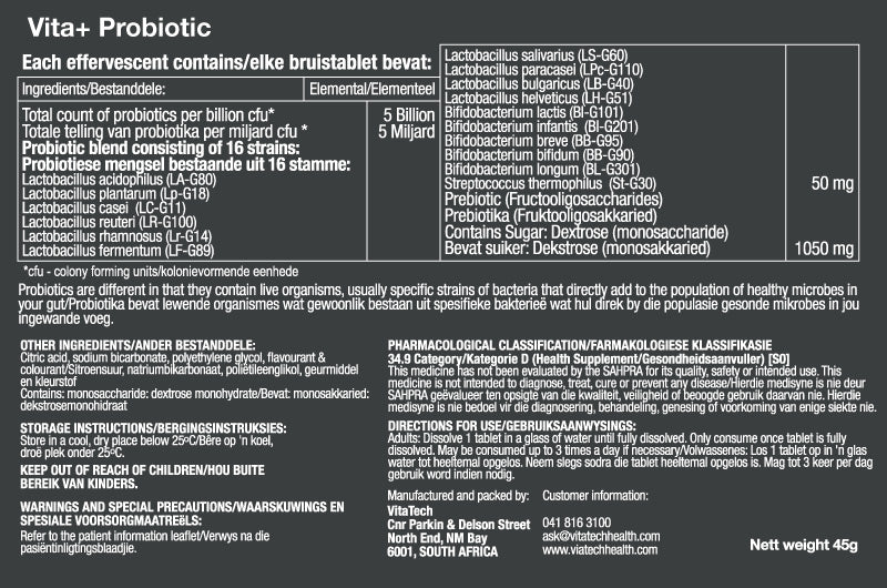 VitaTech ProBiotic Effervescent
