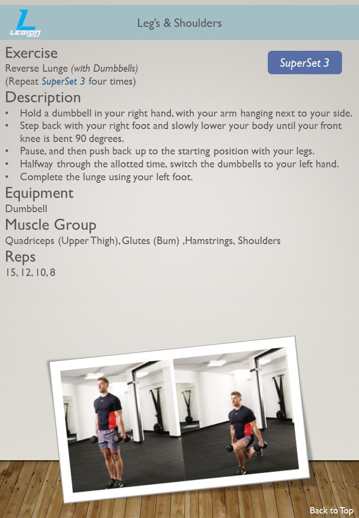 Build Muscle Medium Intensity Workout Program