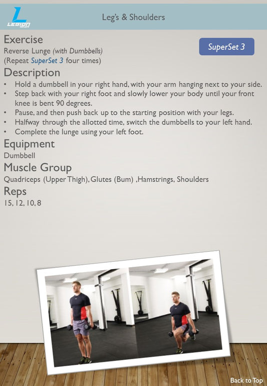 Build Muscle Medium Intensity Workout Program page preview 2