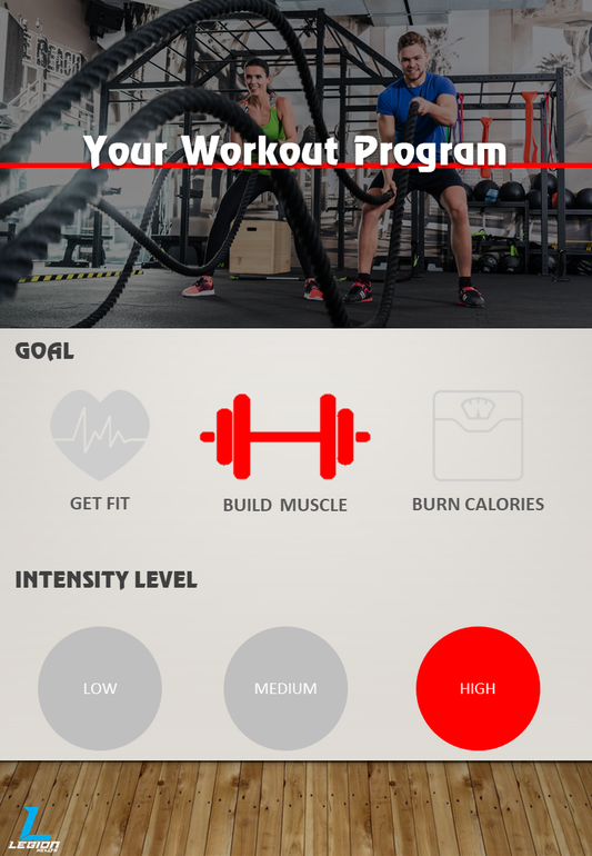 Build Muscle High Intensity Workout Program