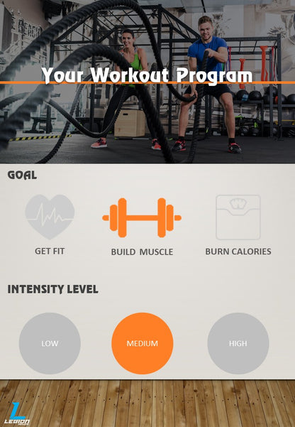 Build Muscle Medium Intensity Workout Program