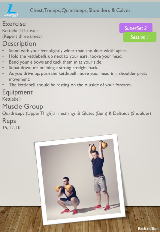 Build Muscle Low Intensity Workout Program page preview 2