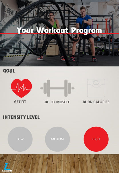 Get Fit High Intensity Workout Program cover