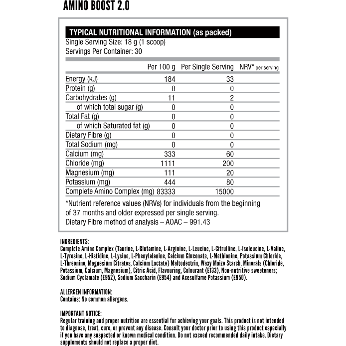 Nutritech Amino Boost 2 (540g)